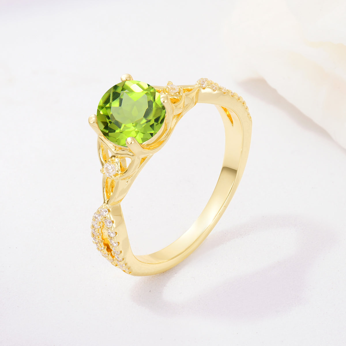 SR11137 Peridot Ring - Additional view