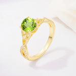 SR11137 Peridot Ring - Additional view