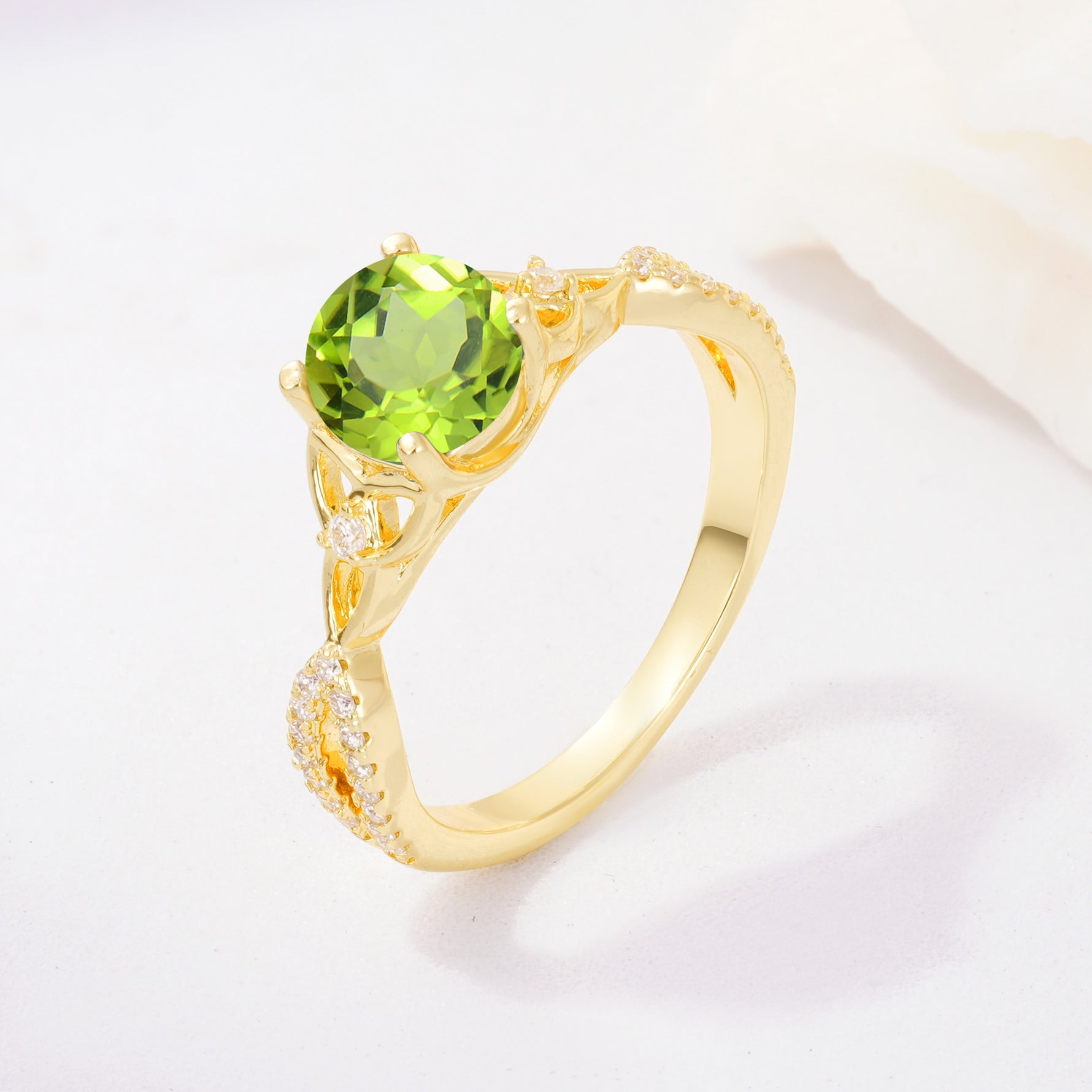 SR11137 Peridot Ring - Additional view
