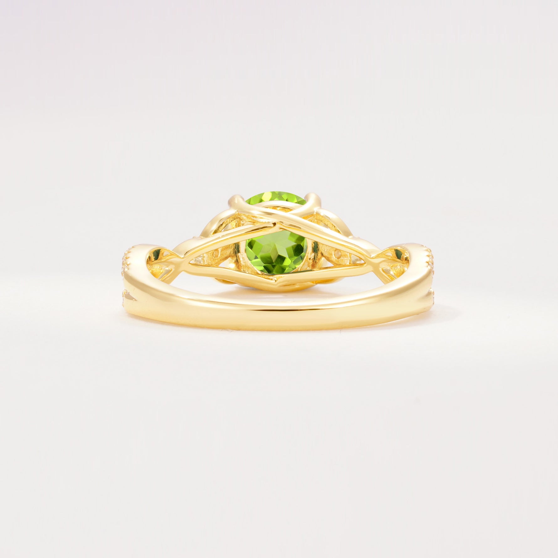 SR11137 Peridot Ring - Additional view