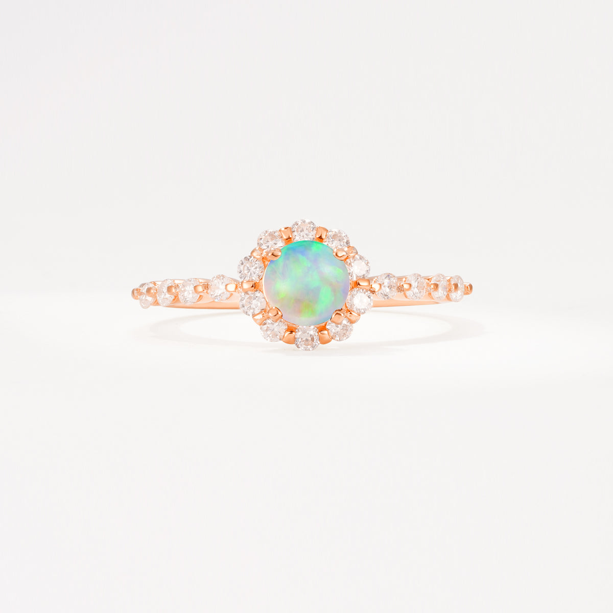 SR11138 Fire Opal Ring - Additional view