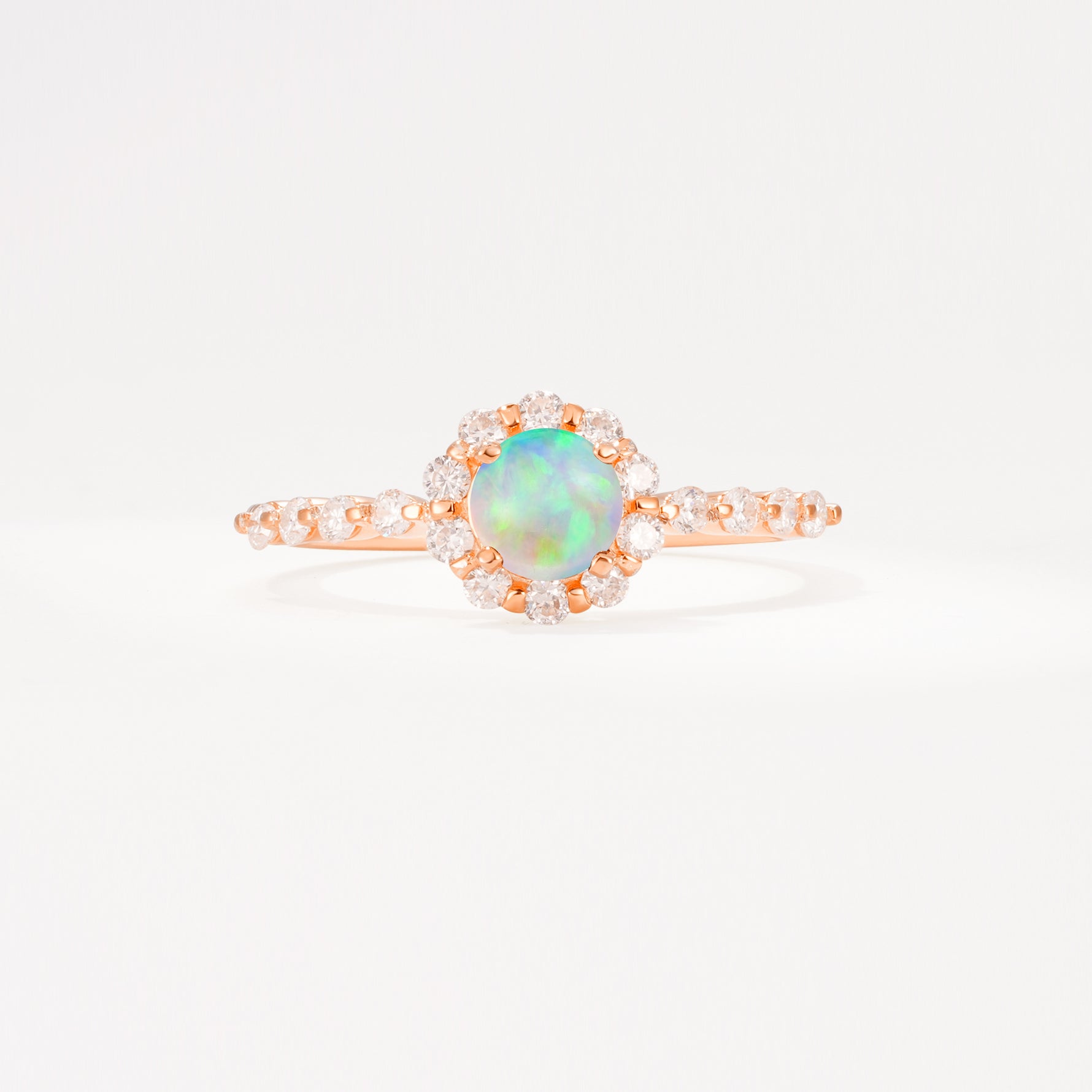 SR11138 Fire Opal Ring - Additional view