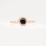 SR11138 Black Onyx Ring - Additional view