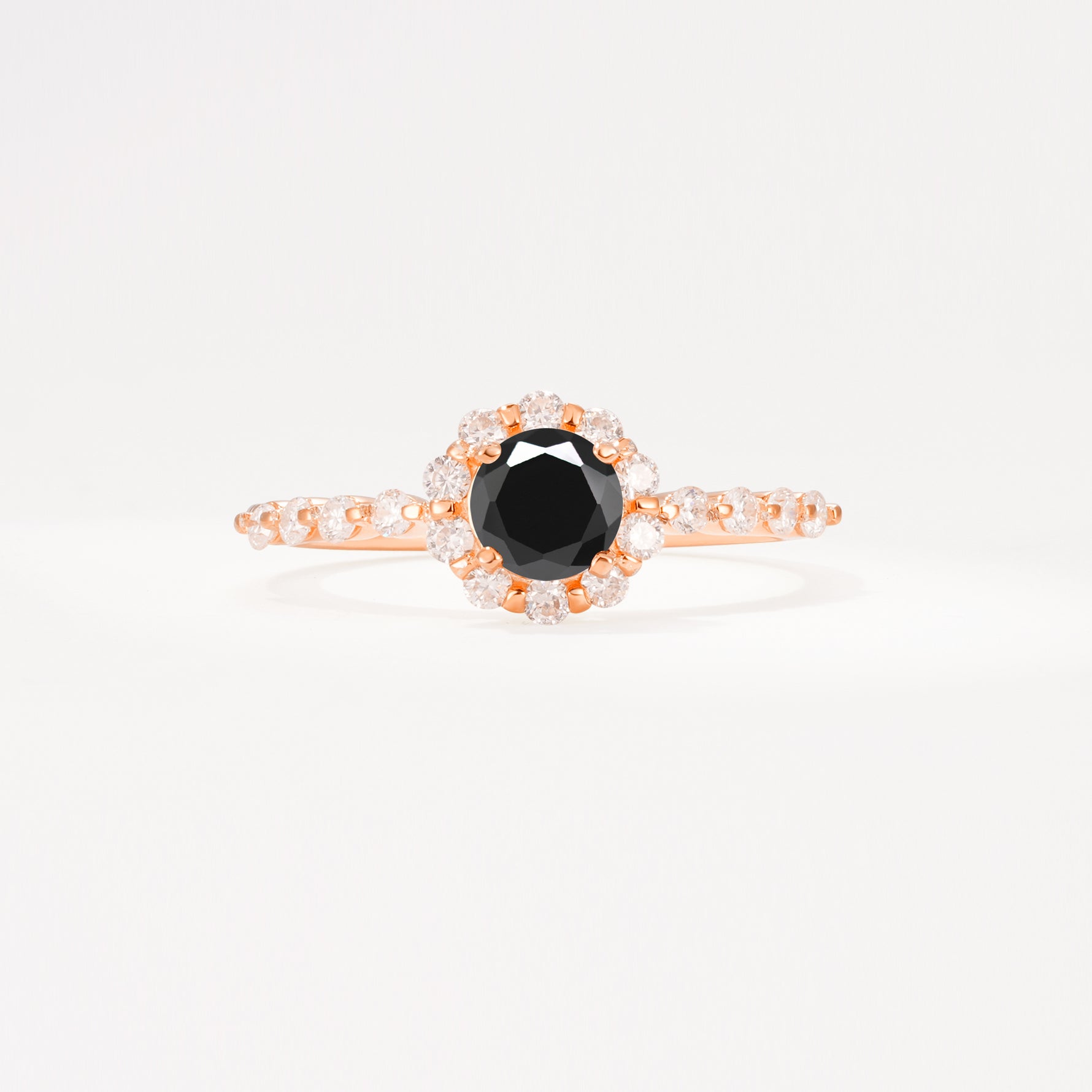 SR11138 Black Onyx Ring - Additional view
