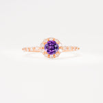 SR11138 Amethyst Ring - Additional view