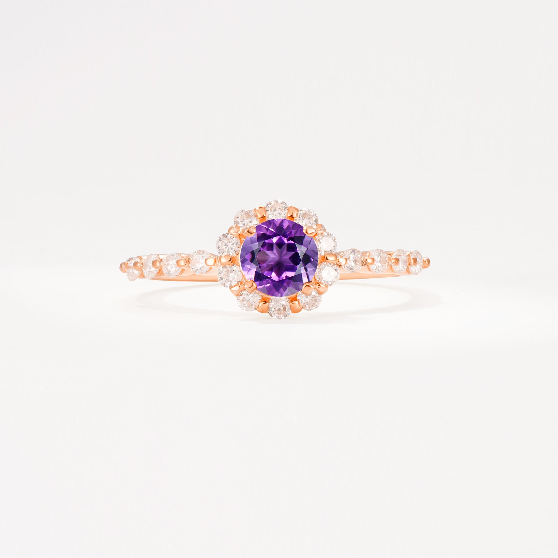 SR11138 Amethyst Ring - Additional view