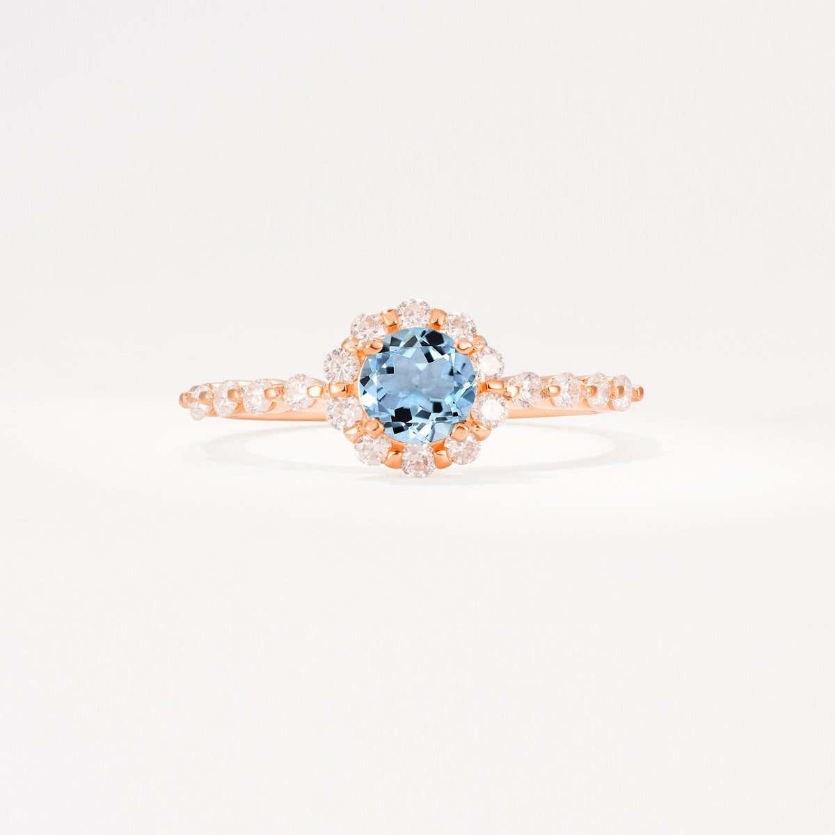 SR11138 Aquamarine Ring - Additional view