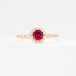 SR11138 Ruby Ring - Additional view