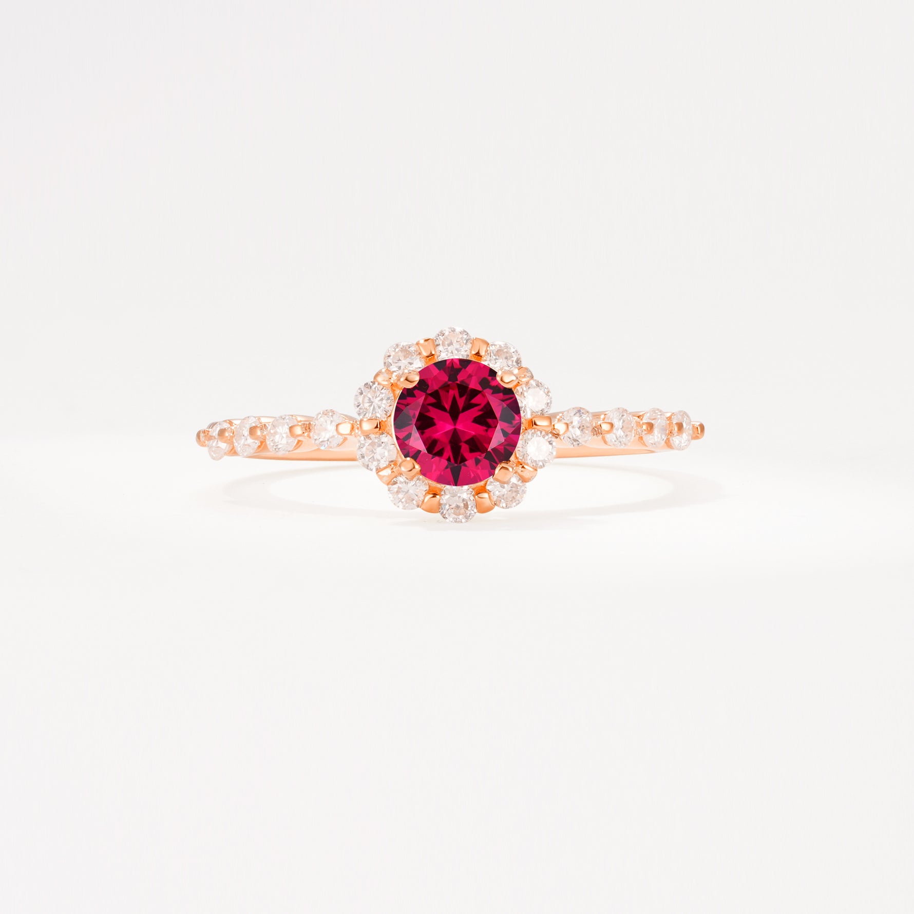 SR11138 Ruby Ring - Additional view