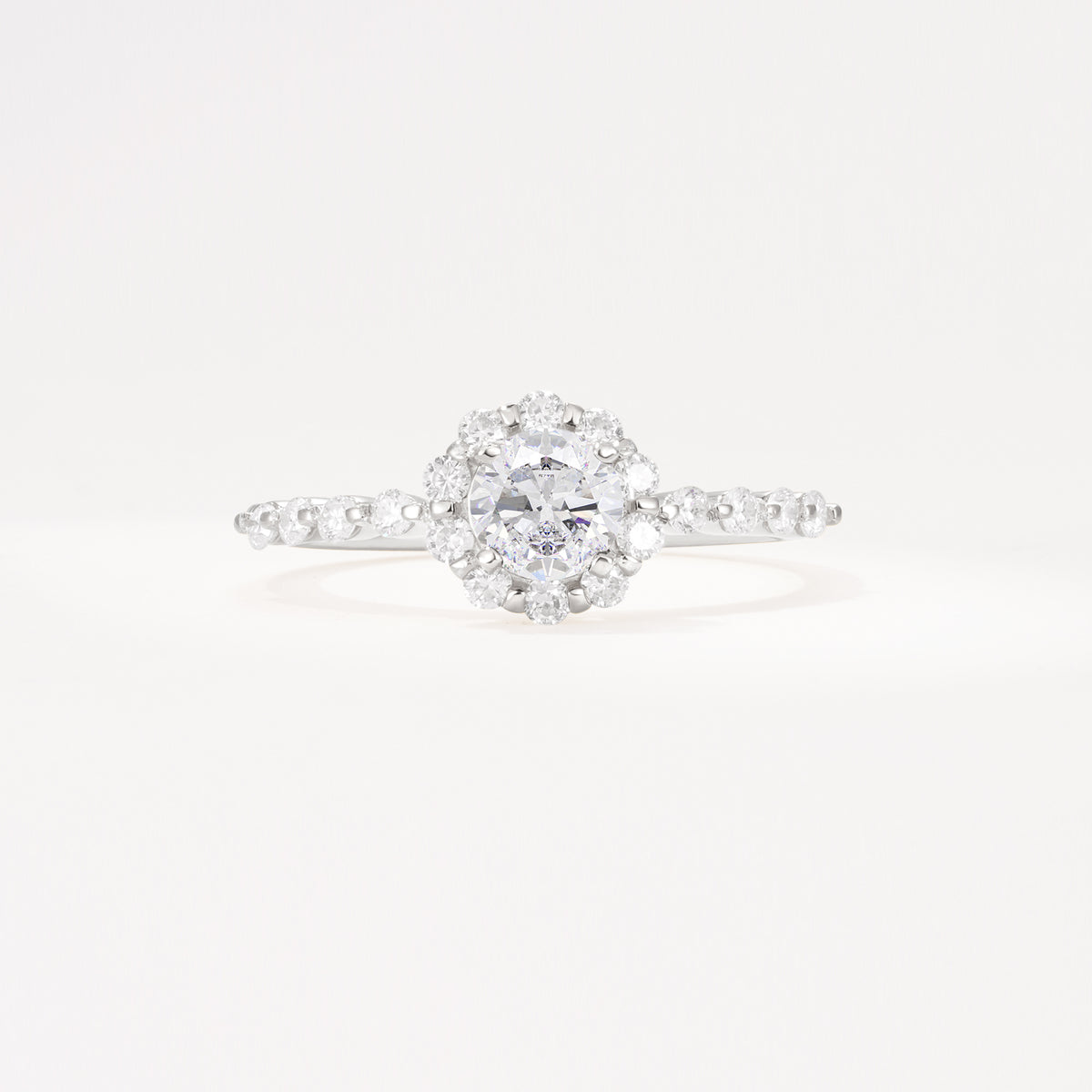 SR11138 Moissanite Ring - Additional view