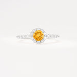 SR11138 Citrine Ring - Additional view