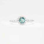 SR11138 Moss Agate Ring - Additional view