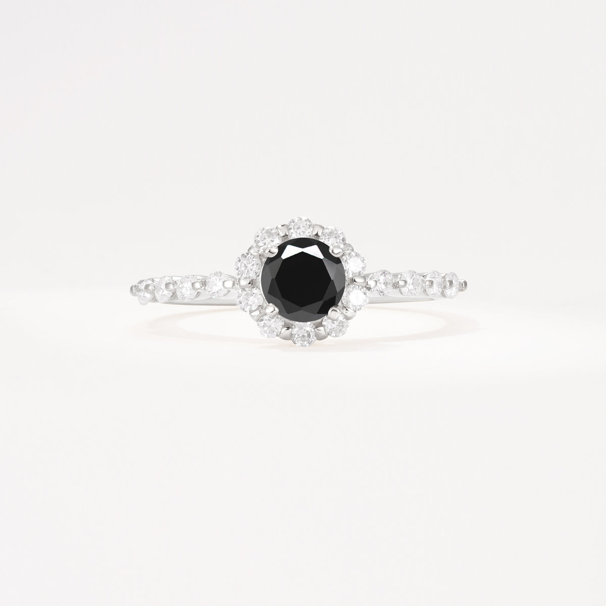 SR11138 Black Onyx Ring - Additional view