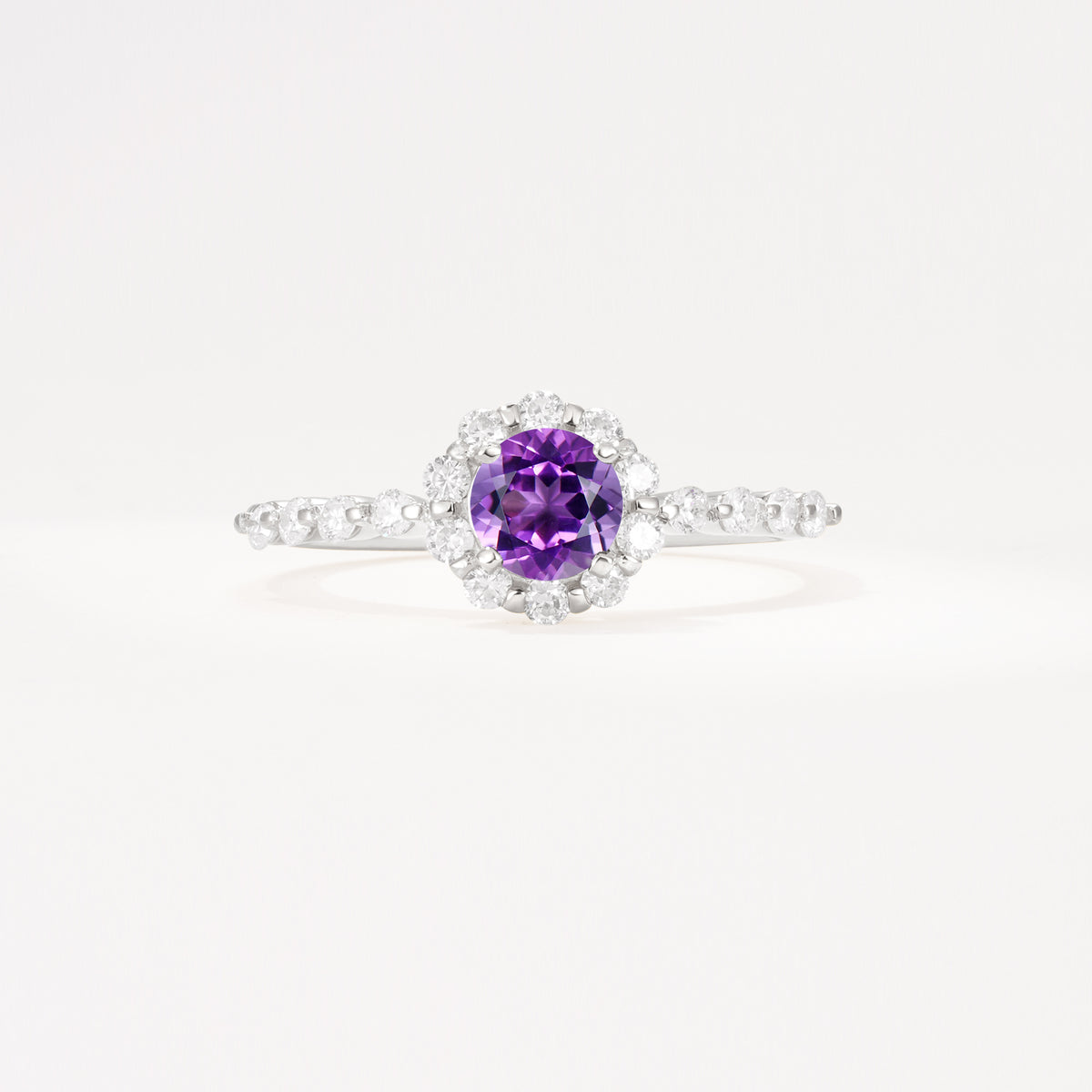 SR11138 Amethyst Ring - Additional view