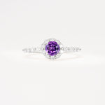 SR11138 Amethyst Ring - Additional view