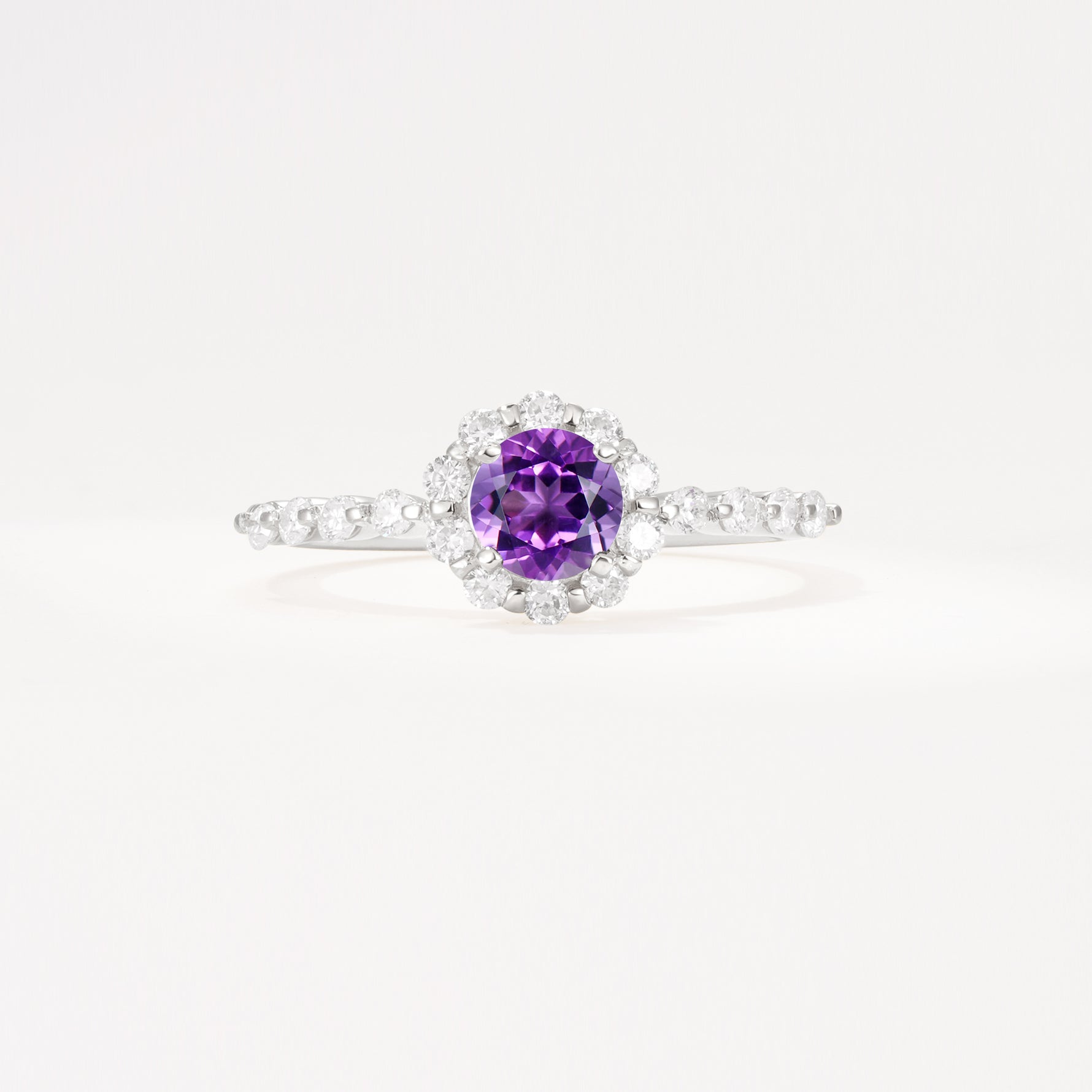 SR11138 Amethyst Ring - Additional view