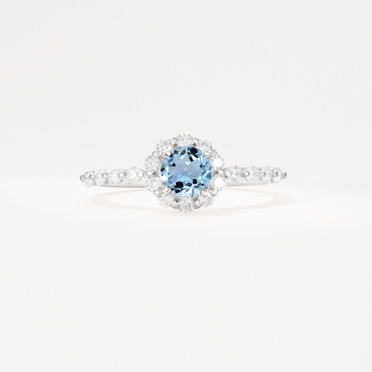 SR11138 Aquamarine Ring - Additional view