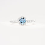 SR11138 Aquamarine Ring - Additional view