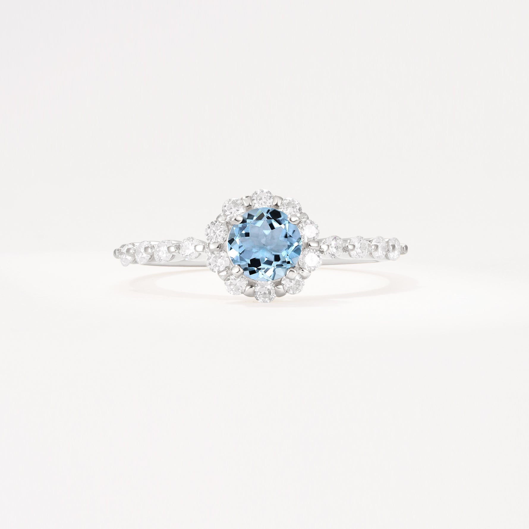 SR11138 Aquamarine Ring - Additional view