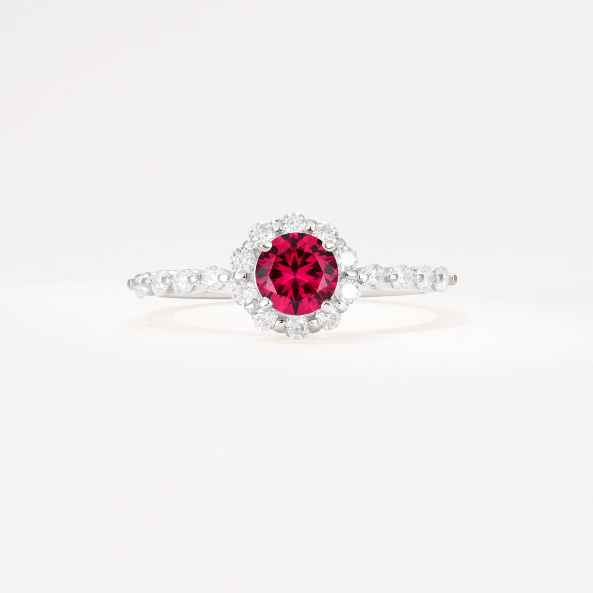 SR11138 Ruby Ring - Additional view