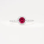 SR11138 Ruby Ring - Additional view