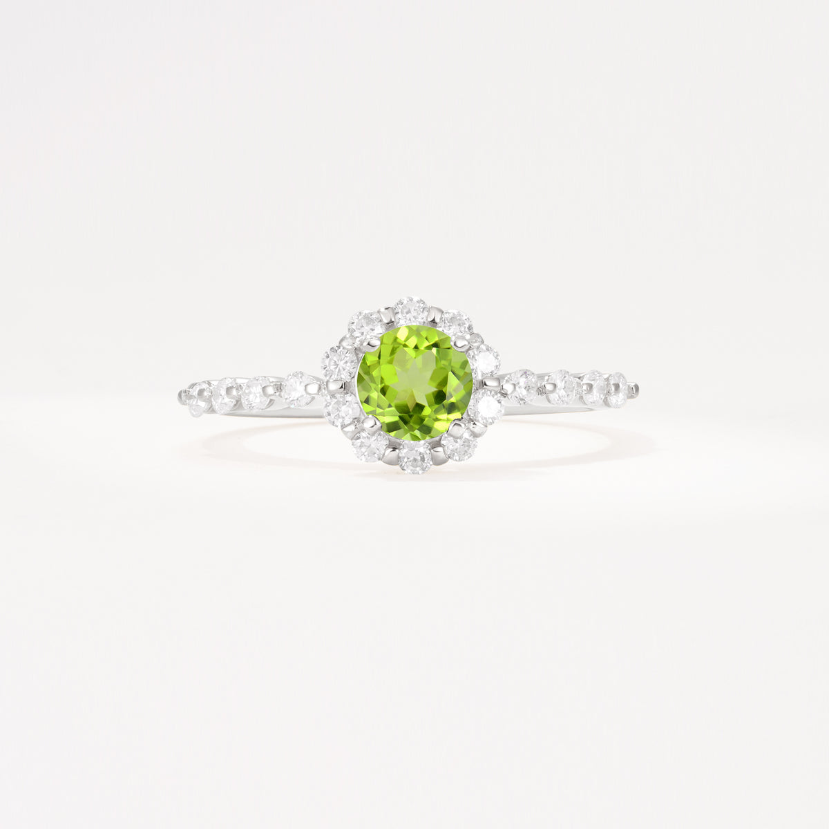 SR11138 Peridot Ring - Additional view