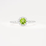 SR11138 Peridot Ring - Additional view