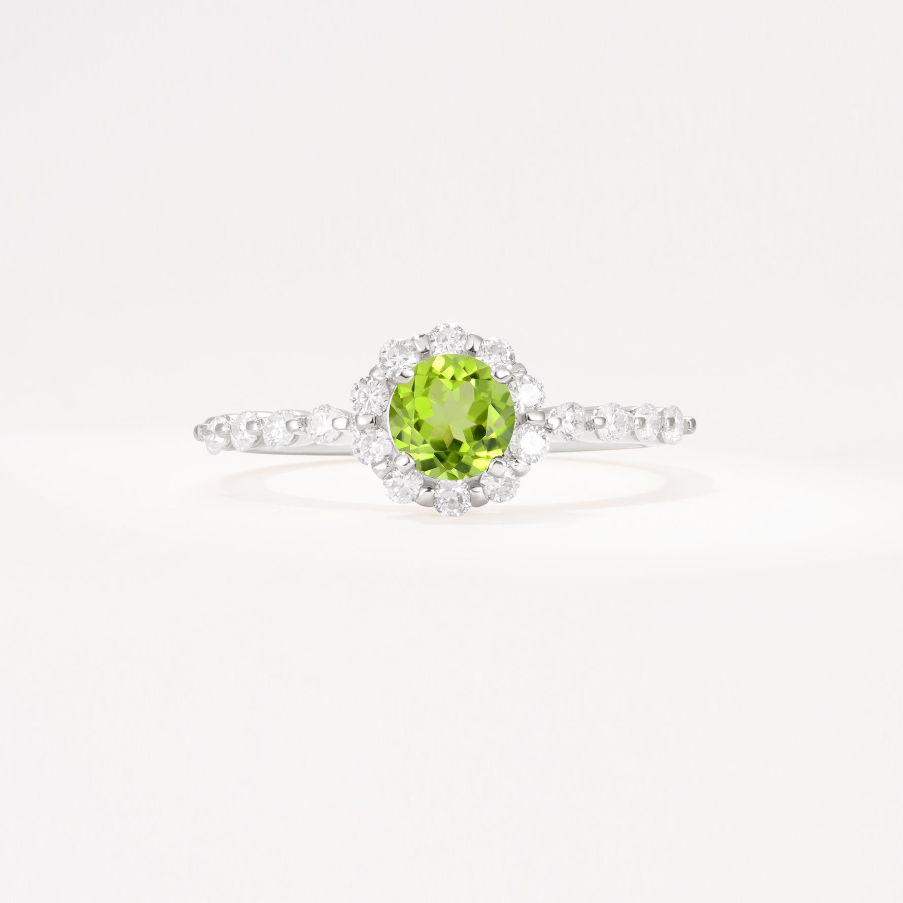 SR11138 Peridot Ring - Additional view
