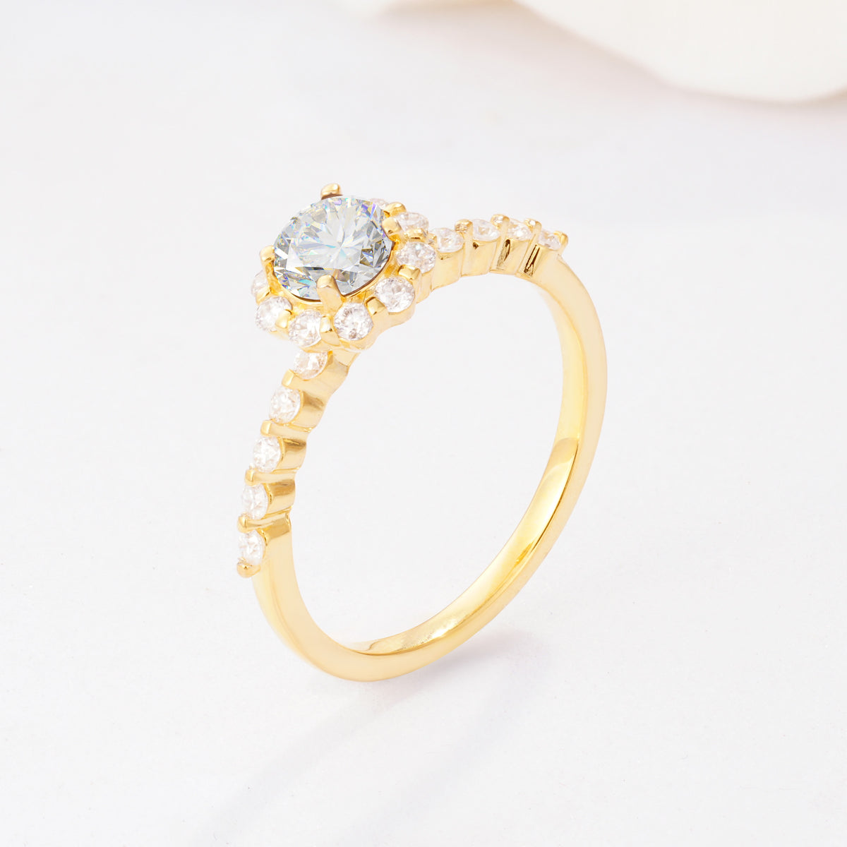 SR11138 Moissanite Ring - Additional view