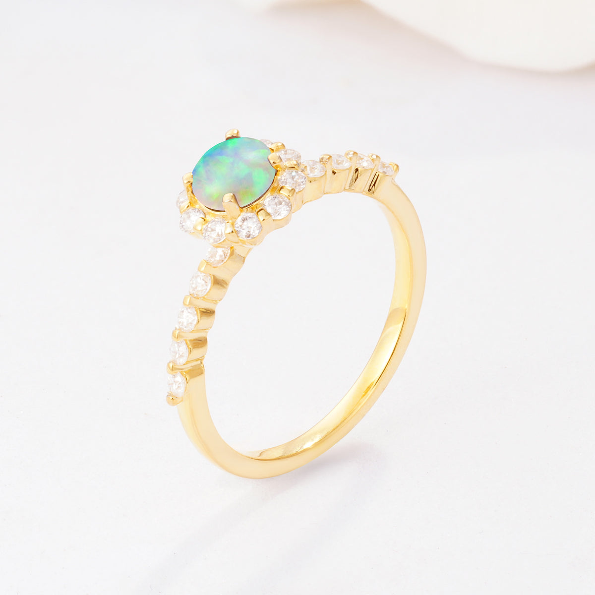 SR11138 Fire Opal Ring - Additional view