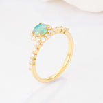 SR11138 Fire Opal Ring - Additional view