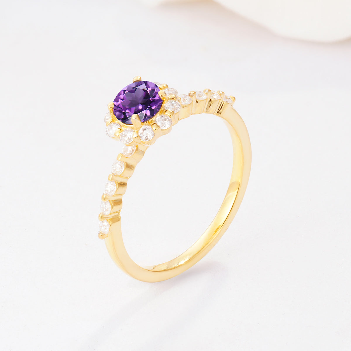SR11138 Amethyst Ring - Additional view