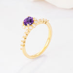 SR11138 Amethyst Ring - Additional view