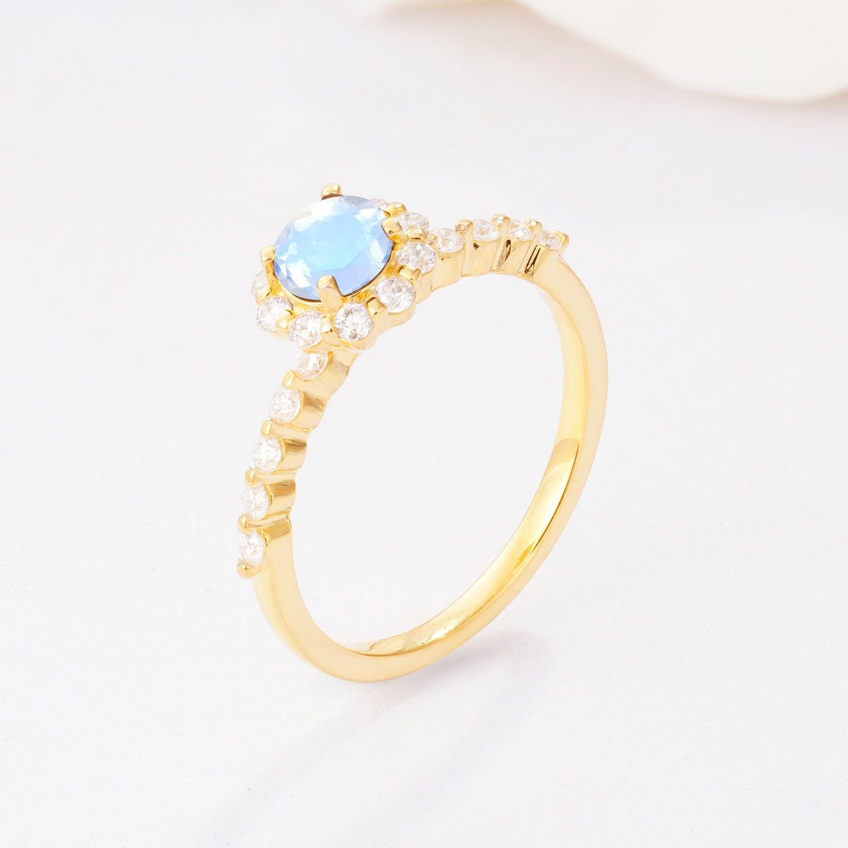 SR11138 Moonstone Ring - Additional view