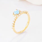 SR11138 Moonstone Ring - Additional view