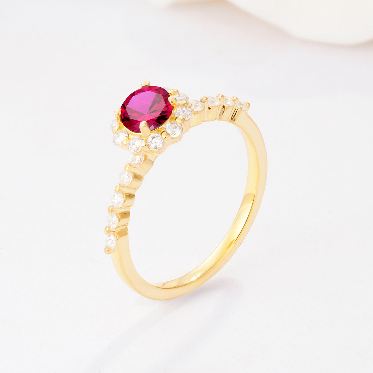SR11138 Ruby Ring - Additional view