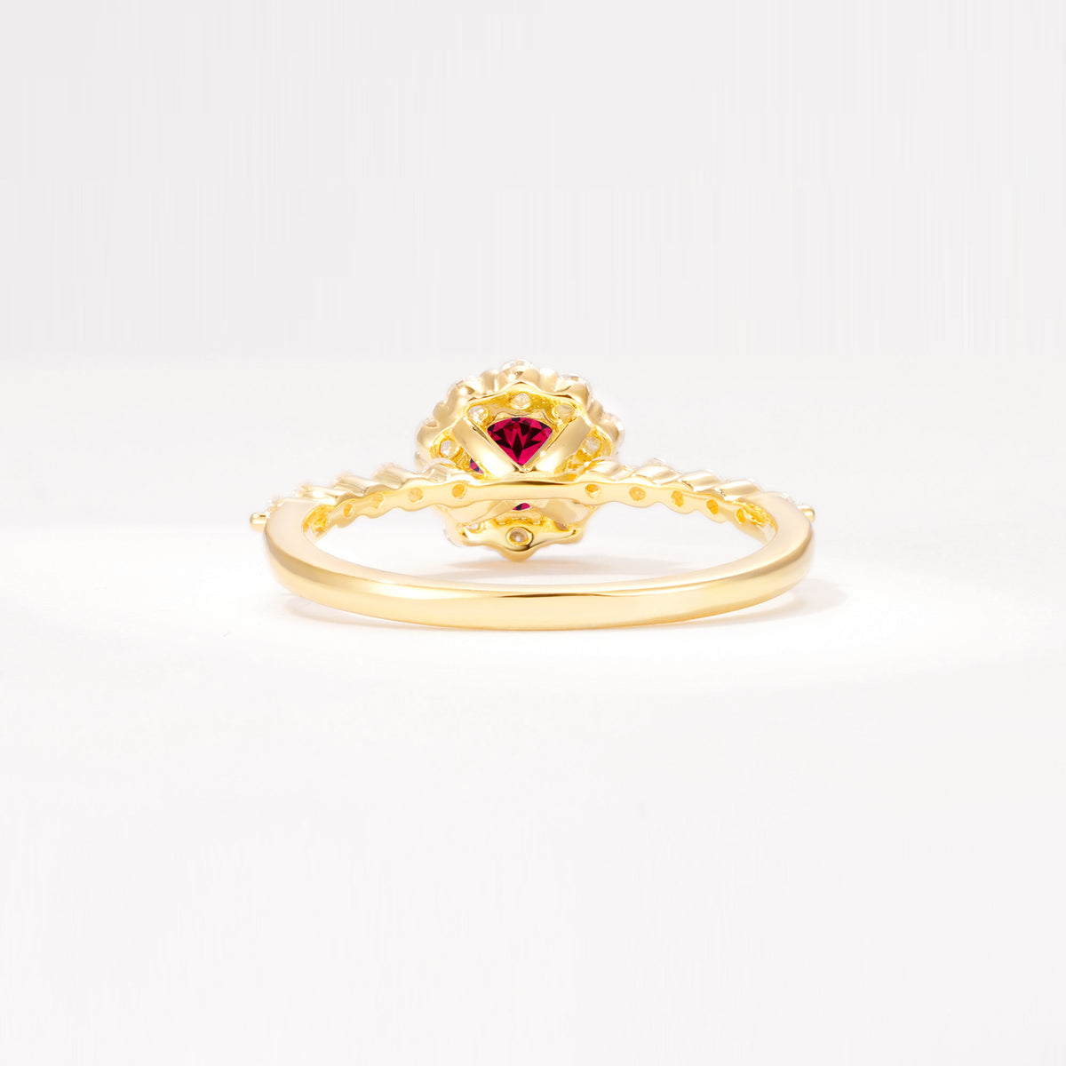 SR11138 Ruby Ring - Additional view