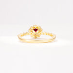 SR11138 Ruby Ring - Additional view