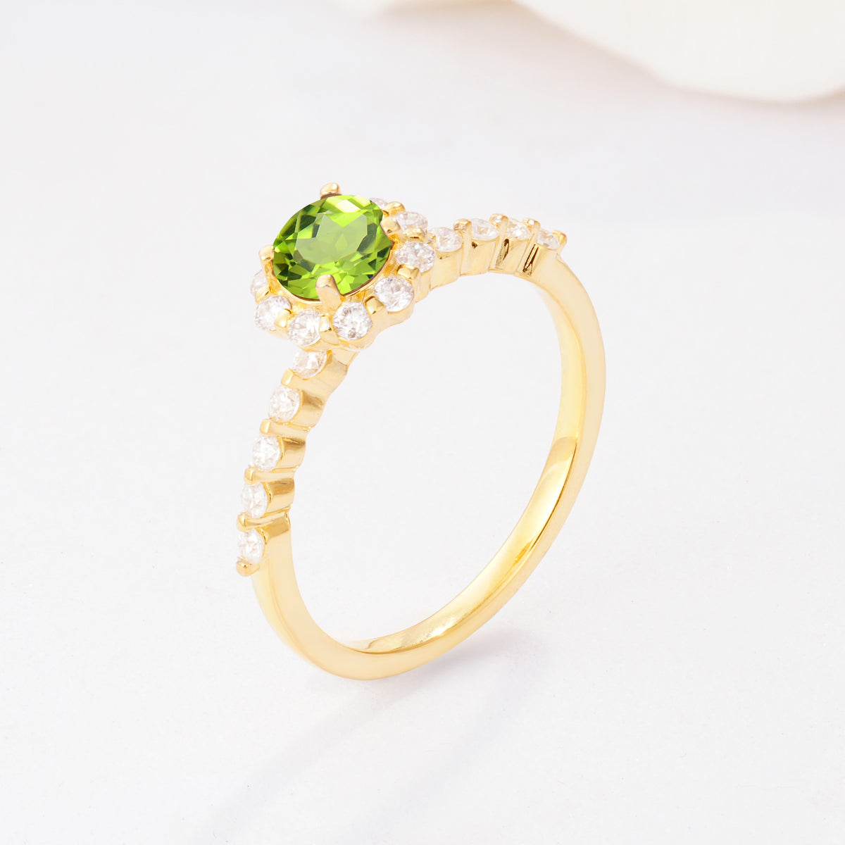 SR11138 Peridot Ring - Additional view