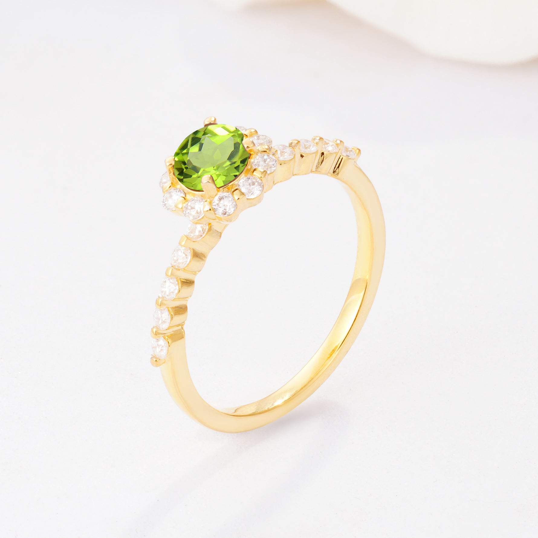 SR11138 Peridot Ring - Additional view