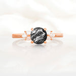 SR11590 Black Rutilated Quartz Ring - Additional view