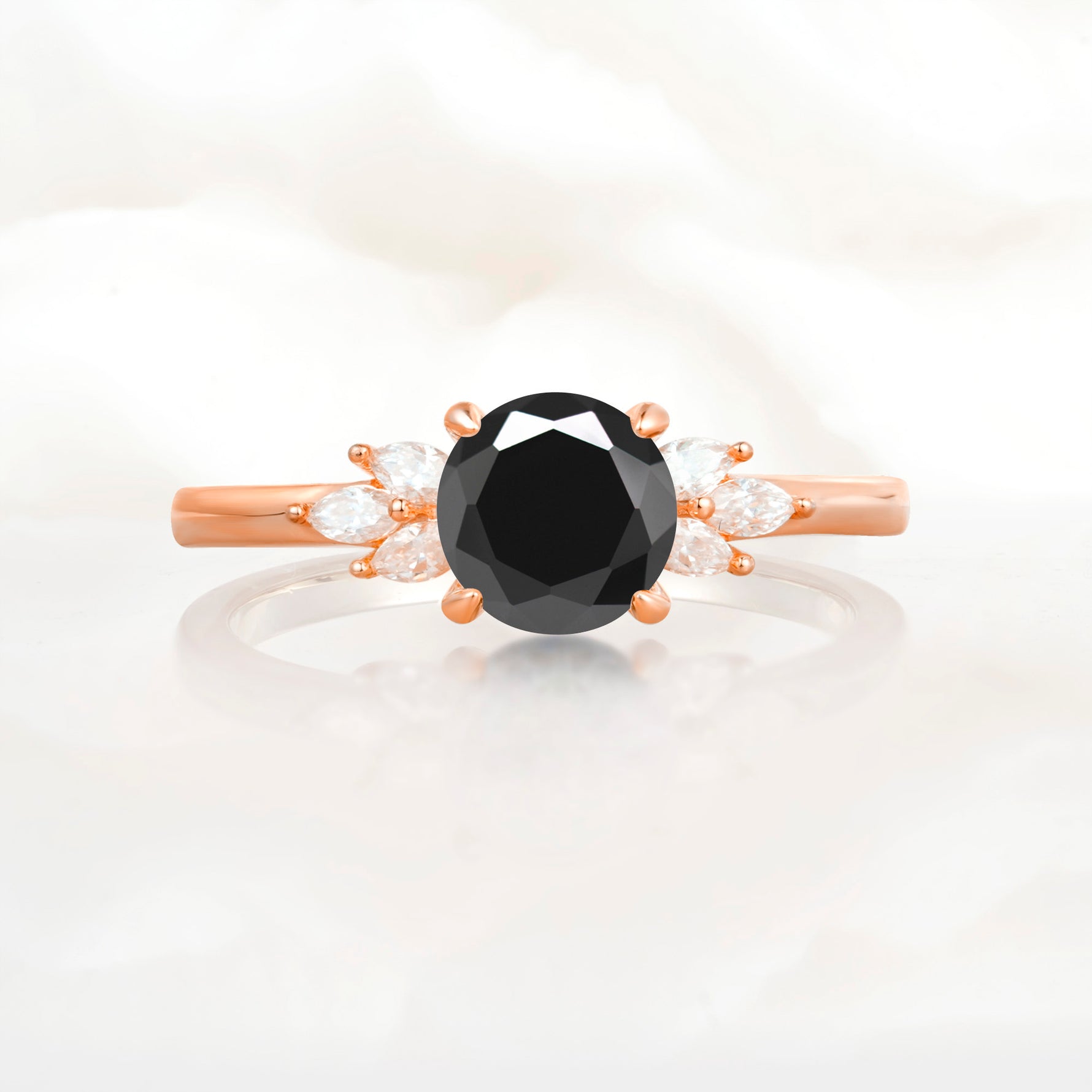SR11590 Black Onyx Ring - Additional view
