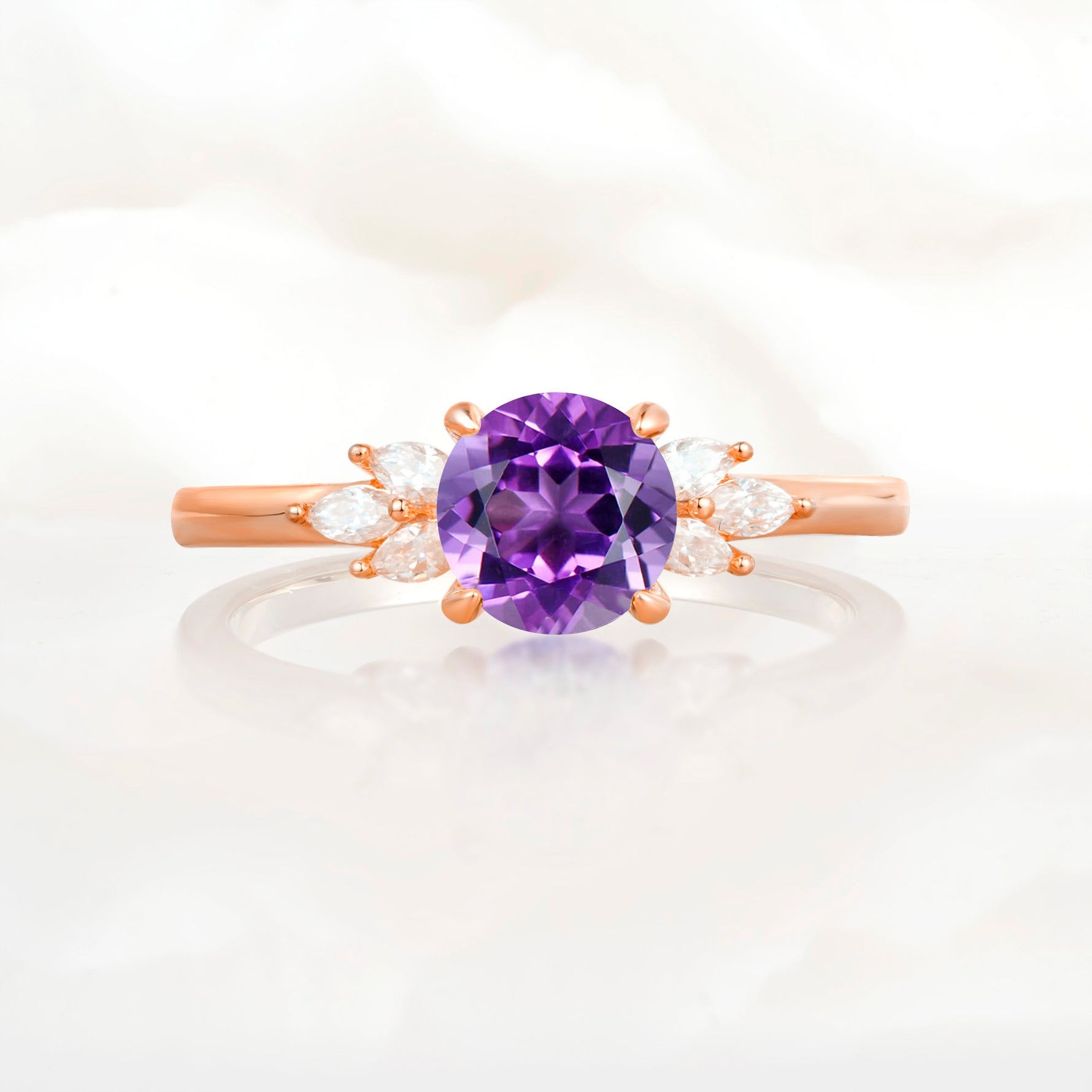 SR11590 Amethyst Ring - Additional view