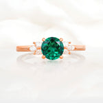 SR11590 Emerald Ring - Additional view