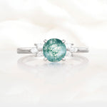 SR11590 Moss Agate Ring - Additional view