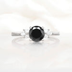 SR11590 Black Onyx Ring - Additional view