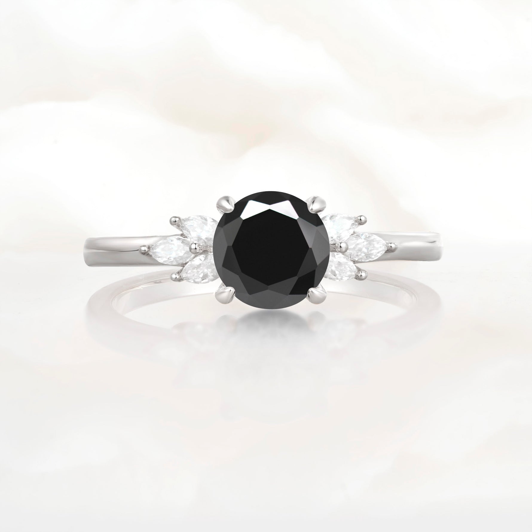 SR11590 Black Onyx Ring - Additional view