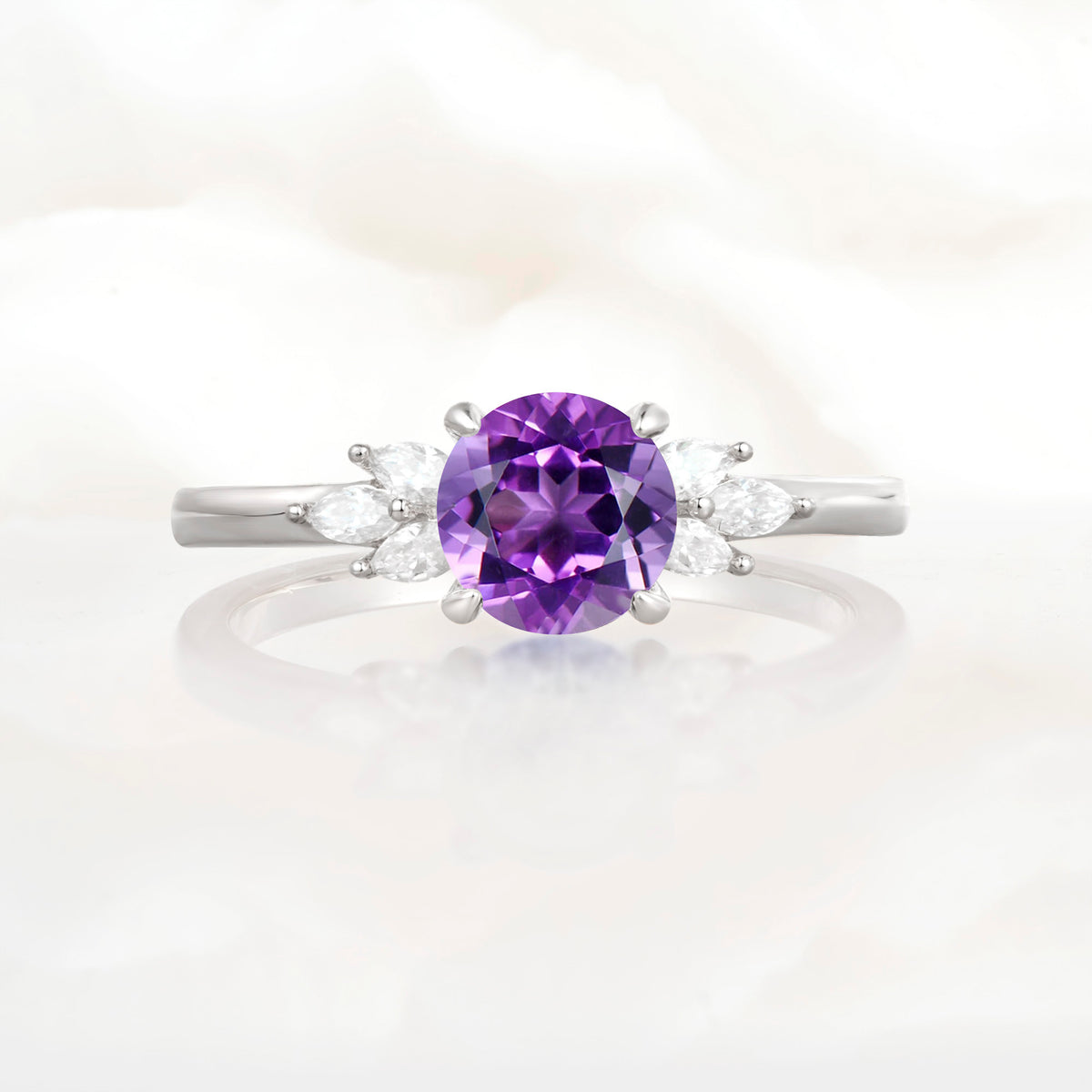 SR11590 Amethyst Ring - Additional view