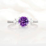 SR11590 Amethyst Ring - Additional view