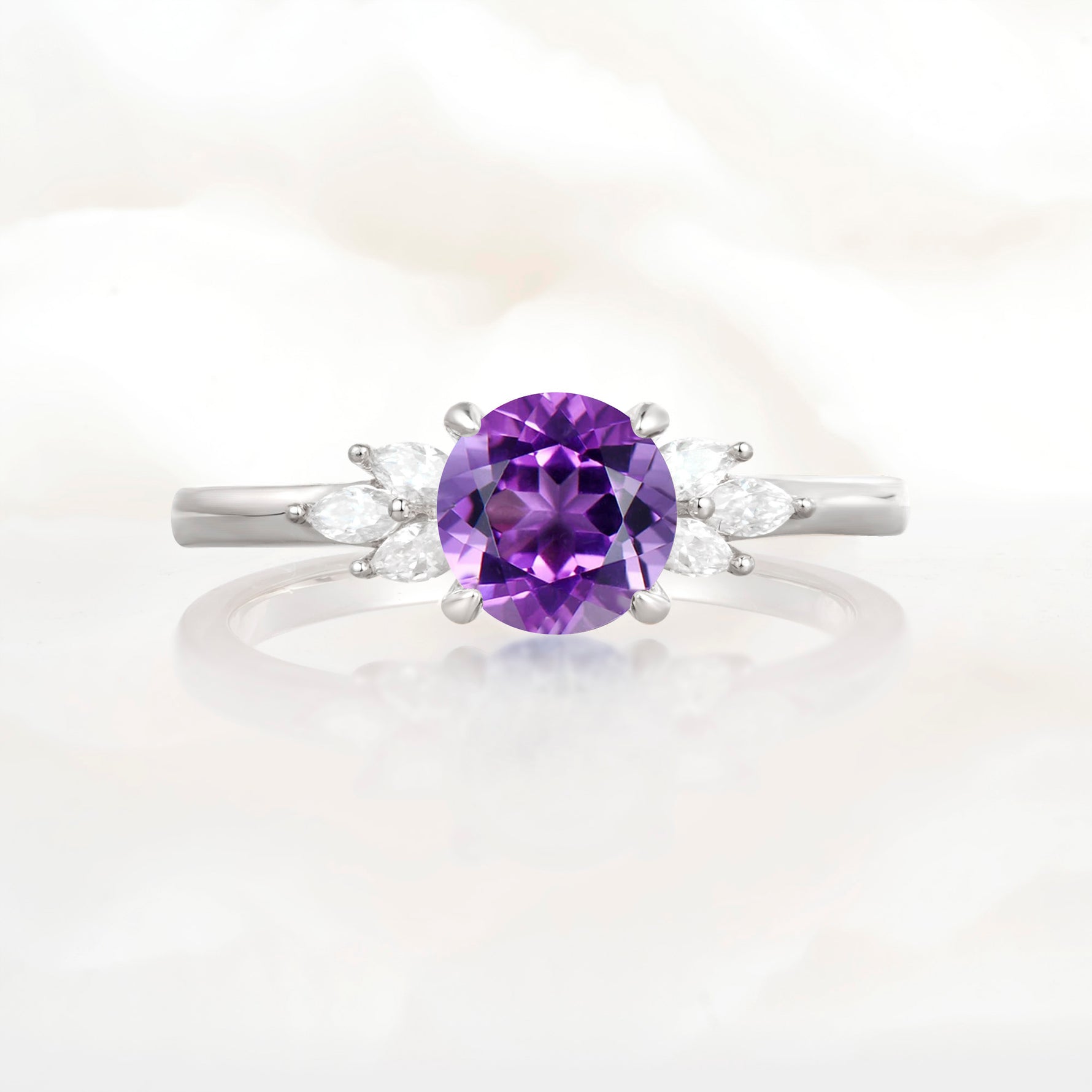 SR11590 Amethyst Ring - Additional view